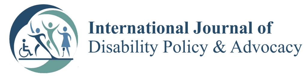 International Journal of Disability Policy & Advoacy logo